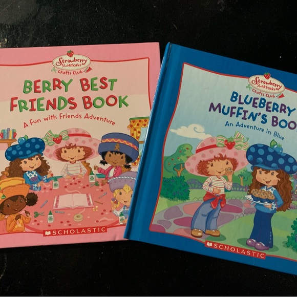 Strawberry Shortcake Blueberry Muffin’s And Berry Best Friends Craft Books - Picture 1 of 6